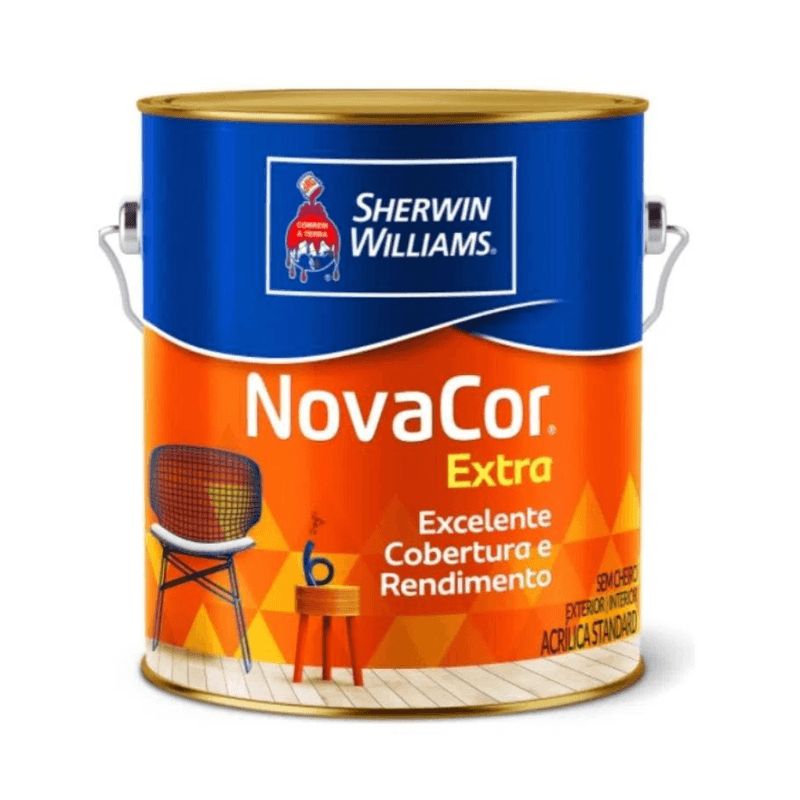 Tinta Acrílica Novacor Extra Standard Fosco 3.6L Sherwin Williams