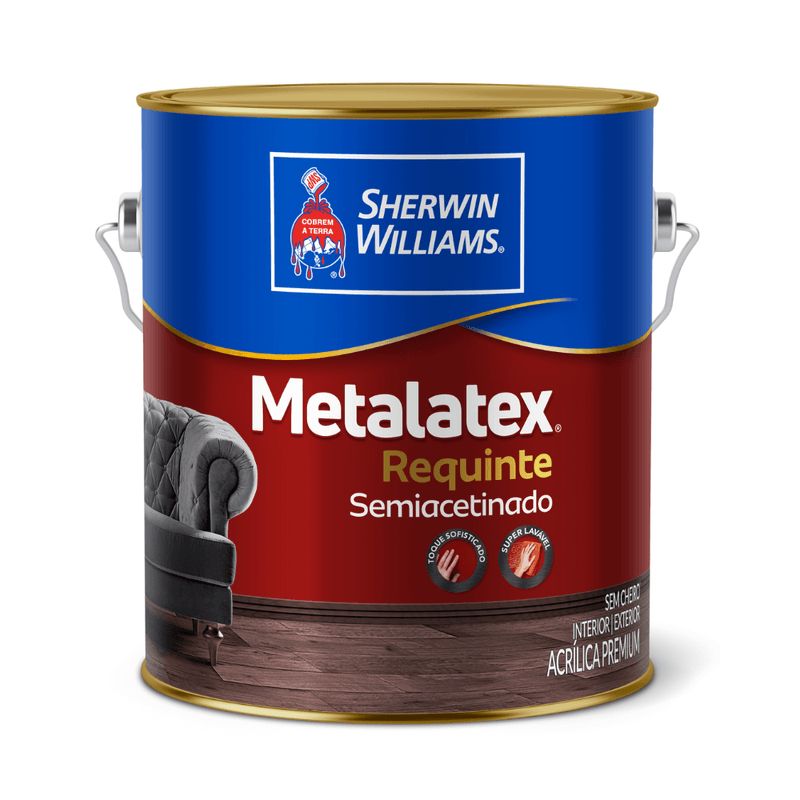 Tinta Acrílica Metalatex Requinte Semiacetinado 3.6L Sherwin Williams