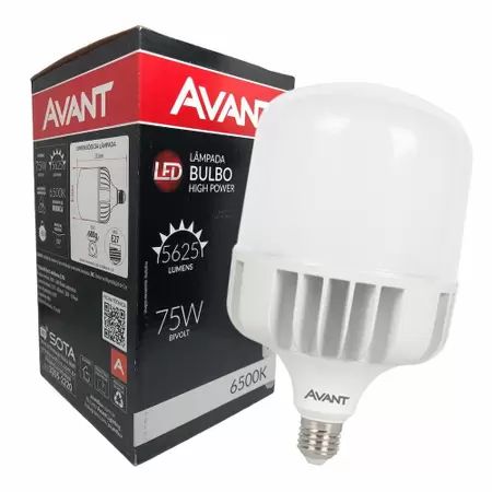 Lâmpada Bulbo Led 6500K Bivolt Avant