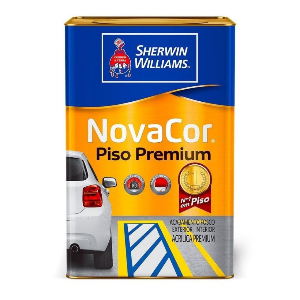 Tinta Acrílica Novacor Piso Premium 18L Sherwin Williams