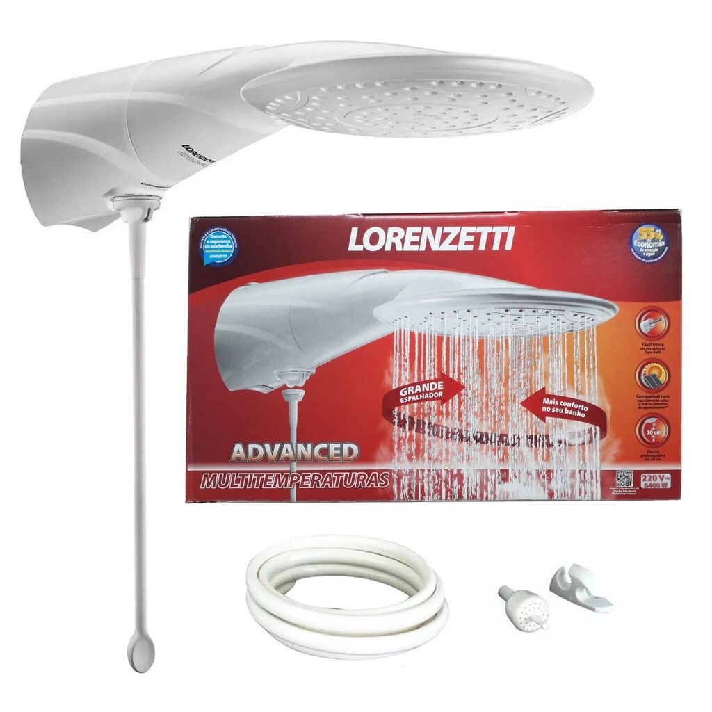 Ducha Advanced Eletrônica Branca Lorenzetti