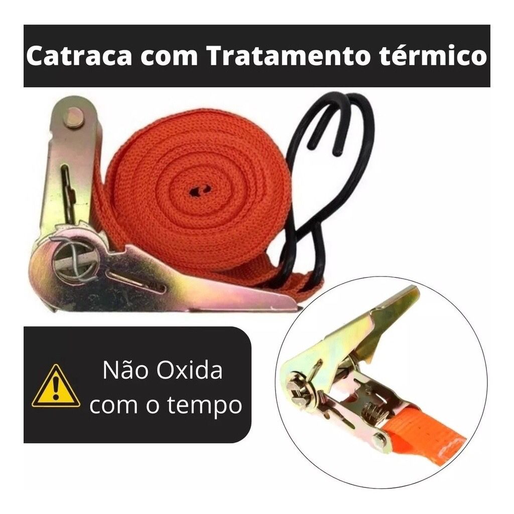 Kit Cinta e Catraca Para Amarração de Carga Bestfer