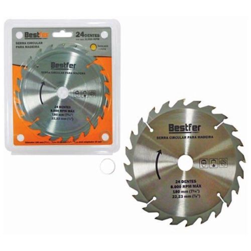 Serra Circular P/ Madeira 24 Dentes – Bestfer