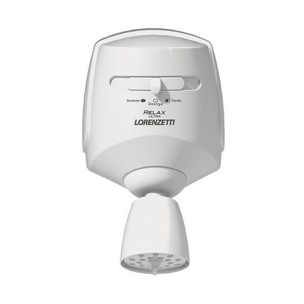 Ducha Elétrica Relax 4600w Branco/Cromado 127V Lorenzetti